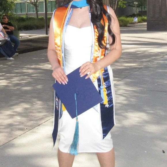 House of CB White Satin Anja Dress - Picture 5 of 5